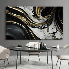 Load image into Gallery viewer, Stretched canvas wall art print – Canvas Wall Art Painting FLUID0023 – Small – 30x20 in (75x50 cm) – Iloski Art LLC