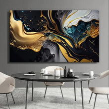 Load image into Gallery viewer, Stretched canvas wall art print – Canvas Wall Art Painting FLUID0036 – Small – 30x20 in (75x50 cm) – Iloski Art LLC