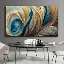 Load image into Gallery viewer, Stretched canvas wall art print – Canvas Wall Art Painting FLUID0048 – Small – 30x20 in (75x50 cm) – Iloski Art LLC