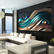 Load image into Gallery viewer, Stretched canvas wall art print – Canvas Wall Art Painting Flluid0029 – Small – 30x20 in (75x50 cm) – Iloski Art LLC