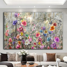 Load image into Gallery viewer, Canvas Wall Art Painting Flowers FLA001 - Iloski Art LLC