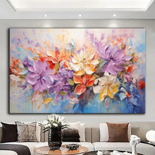 Load image into Gallery viewer, Stretched canvas wall art print – Canvas Wall Art Painting Flowers FLA004 – Small – 30x20 in (75x50 cm) – Iloski Art LLC
