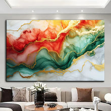 Load image into Gallery viewer, Stretched canvas wall art print – Canvas Wall Art Painting Flowers FLA003 – Small – 30x20 in (75x50 cm) – Iloski Art LLC
