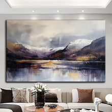Load image into Gallery viewer, Stretched canvas wall art print – Canvas Wall Art Painting Mountains and Prairies MP168 – Small – 30x20 in (75x50 cm) – Iloski Art LLC