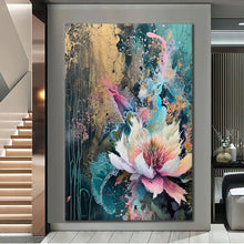 Load image into Gallery viewer, Stretched canvas wall art print – Canvas Wall Art Painting Flowers FLA018 – Small – 20x30 in (50x75 cm) – Iloski Art LLC