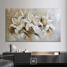 Load image into Gallery viewer, Stretched canvas wall art print – Canvas Wall Art Painting Flowers FLA050 – Small – 30x20 in (75x50 cm) – Iloski Art LLC