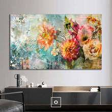 Load image into Gallery viewer, Stretched canvas wall art print – Canvas Wall Art Painting Flowers FLA020 – Small – 30x20 in (75x50 cm) – Iloski Art LLC