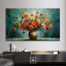 Load image into Gallery viewer, Stretched canvas wall art print – Canvas Wall Art Painting Flowers FLA021 – Small – 30x20 in (75x50 cm) – Iloski Art LLC