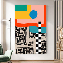 Load image into Gallery viewer, MAP341 Modern Flow - canvas wall art