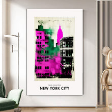 Load image into Gallery viewer, MAP314 Color Horizon - canvas wall art