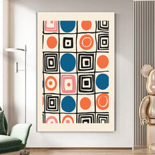 Load image into Gallery viewer, MAP364 Color Structure - canvas wall art