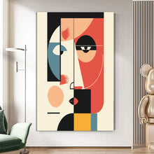 Load image into Gallery viewer, MAP349 Geometric Rhythm - canvas wall art