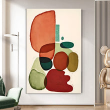 Load image into Gallery viewer, MAP026 Geometric Flow - canvas wall art