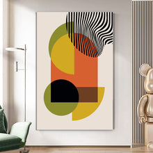 Load image into Gallery viewer, MAP160 Geometric Horizon - canvas wall art