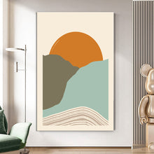Load image into Gallery viewer, MAP174 Modern Geometry - canvas wall art