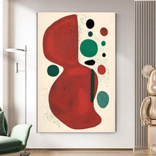 Load image into Gallery viewer, MAP134 Abstract Shapes - canvas wall art