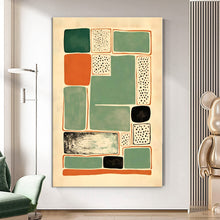 Load image into Gallery viewer, MAP124 Quiet Shapes - canvas wall art