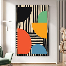 Load image into Gallery viewer, MAP037 Geometric Rhythm - canvas wall art
