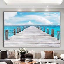 Load image into Gallery viewer, Canvas printed painting, not framed, rolled in tube, subject nature, preries, mountains.