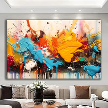 Load image into Gallery viewer, Stretched canvas wall art print – Canvas Wall Art Abstract Painting ABST0062 – Small – 30x20 in (75x50 cm) – Iloski Art LLC