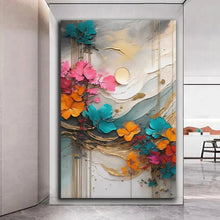 Load image into Gallery viewer, Stretched canvas wall art print – Canvas Wall Art Painting Flowers FLA041 – Small – 20x30 in (50x75 cm) – Iloski Art LLC