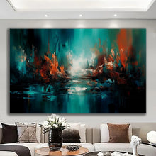 Load image into Gallery viewer, Stretched canvas wall art print – Canvas Wall Art Abstract ABST0054 – Small – 30x20 in (75x50 cm) – Iloski Art LLC