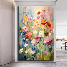 Load image into Gallery viewer, Stretched canvas wall art print – Canvas Wall Art Painting Flowers FLA019 – Small – 20x30 in (50x75 cm) – Iloski Art LLC