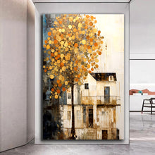 Load image into Gallery viewer, Canvas printed painting, not framed, rolled in tube, subject nature, preries, mountains.