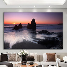 Load image into Gallery viewer, Canvas printed painting, not framed, rolled in tube, subject nature, preries, mountains.