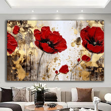 Load image into Gallery viewer, Stretched canvas wall art print – Canvas Wall Art Painting Flowers FL048 – Small – 30x20 in (75x50 cm) – Iloski Art LLC