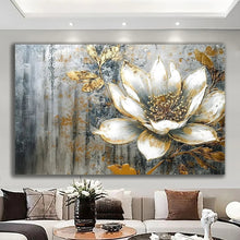 Load image into Gallery viewer, Stretched canvas wall art print – Canvas Wall Art Painting Flowers FL047 – Small – 30x20 in (75x50 cm) – Iloski Art LLC