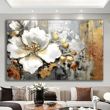 Load image into Gallery viewer, Stretched canvas wall art print – Canvas Wall Art Painting Flowers FL053 – Small – 30x20 in (75x50 cm) – Iloski Art LLC