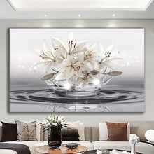 Load image into Gallery viewer, Stretched canvas wall art print – Canvas Wall Art Painting Flowers FL071 – Small – 30x20 in (75x50 cm) – Iloski Art LLC