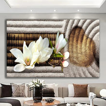 Load image into Gallery viewer, Stretched canvas wall art print – Canvas Wall Art Painting Flowers FL046 – Small – 30x20 in (75x50 cm) – Iloski Art LLC