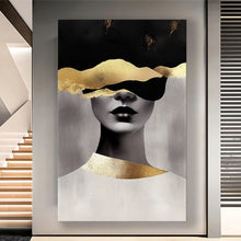 Load image into Gallery viewer, Canvas Wall Art Mystic Woman Painting MYSTW0092 - Iloski Art LLC