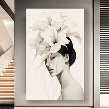 Load image into Gallery viewer, Canvas Wall Art Mystic Woman Painting MYSTW0090 - Iloski Art LLC