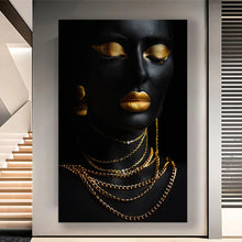 Load image into Gallery viewer, Stretched canvas wall art print – Canvas Wall Art Mystic Woman Painting MYSTW0062 – Small – 20x30 in (50x75 cm) – Iloski Art LLC