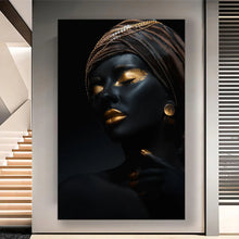 Load image into Gallery viewer, Stretched canvas wall art print – Canvas Wall Art Mystic Woman Painting MYSTW0063 – Small – 20x30 in (50x75 cm) – Iloski Art LLC
