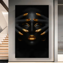Load image into Gallery viewer, Stretched canvas wall art print – Canvas Wall Art Mystic Woman Painting MYSTW0064 – Small – 20x30 in (50x75 cm) – Iloski Art LLC