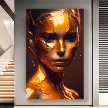 Load image into Gallery viewer, Canvas Wall Art Mystic Woman Painting MYSTW0079 - Iloski Art LLC