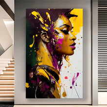 Load image into Gallery viewer, Canvas Wall Art Mystic Woman Painting MYSTW0003 - Iloski Art LLC