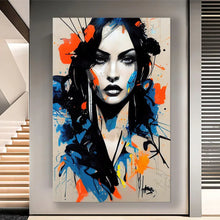 Load image into Gallery viewer, Canvas Wall Art Mystic Woman Painting MYSTW0098 - Iloski Art LLC