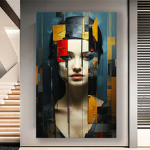 Load image into Gallery viewer, Canvas Wall Art Mystic Woman Painting MYSTW0029 - Iloski Art LLC