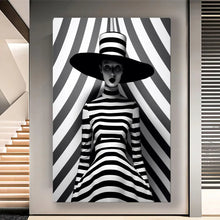 Load image into Gallery viewer, Stretched canvas wall art print – Canvas Wall Art Mystic Woman Painting MYSTW0048 – Small – 20x30 in (50x75 cm) – Iloski Art LLC