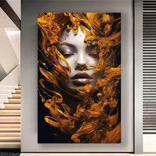 Load image into Gallery viewer, Canvas Wall Art Mystic Woman Painting MYSTW0004 - Iloski Art LLC
