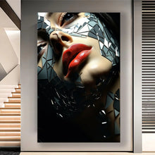 Load image into Gallery viewer, Stretched canvas wall art print – Canvas Wall Art Mystic Woman Painting MYSTW0038 – Small – 20x30 in (50x75 cm) – Iloski Art LLC