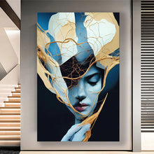 Load image into Gallery viewer, Canvas Wall Art Mystic Woman Painting MYSTW0010 - Iloski Art LLC