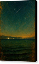 Load image into Gallery viewer, Night Sky Over Ohrid lake - Canvas Print