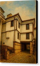 Load image into Gallery viewer, Rustic Ohrid Old Town Street View - Canvas Print
