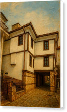 Load image into Gallery viewer, Rustic Ohrid Old Town Street View - Canvas Print